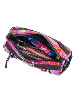 See Me Pink Handlebar Bag -Cycology SEEME HANDLEBAR BAG OPEN