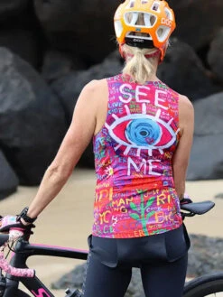 See Me Women's Sleeveless Base Layer -Cycology See Me Web 2