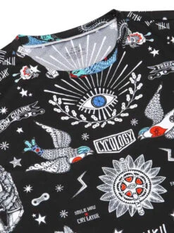Tattoo Men's Technical T-Shirt 10 Tattoo Men's Technical T-Shirt -Cycology TATTOO FRONT TECH TEE DETAIL