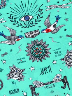 Tattoo Women's Technical T-Shirt 10 Tattoo Women's Technical T-Shirt -Cycology TATTOO TECHTEE BACK DETAIL