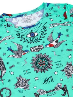 Tattoo Women's Technical T-Shirt 11 Tattoo Women's Technical T-Shirt -Cycology TATTOO TECHTEE FRONT DETAIL