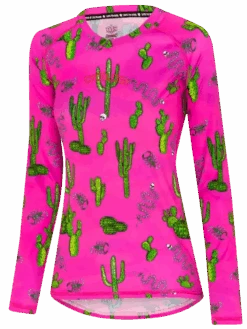 Totally Cactus Women's Long Sleeve MTB Jersey