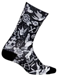 Velo Tattoo Cycling Socks -Cycology Velo Tattoo cycling socks side 907662