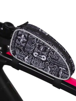 Wisdom Black Top Tube Bag -Cycology WISDOMONBIKE