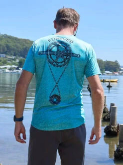 Forever Men's Technical T-Shirt -Cycology forever back